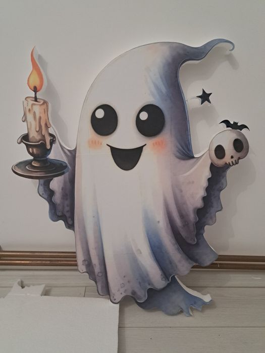 Vand decor de Halloween lucrat manual