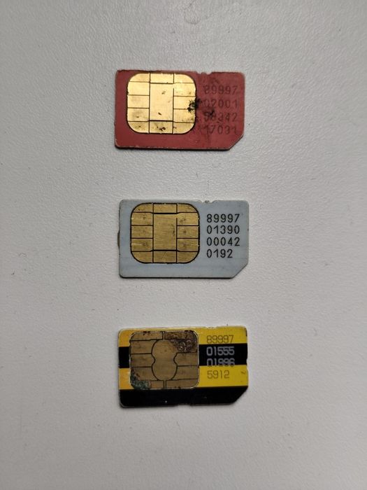 Сим-карты старые ретро K-mobile, Beeline,Activ