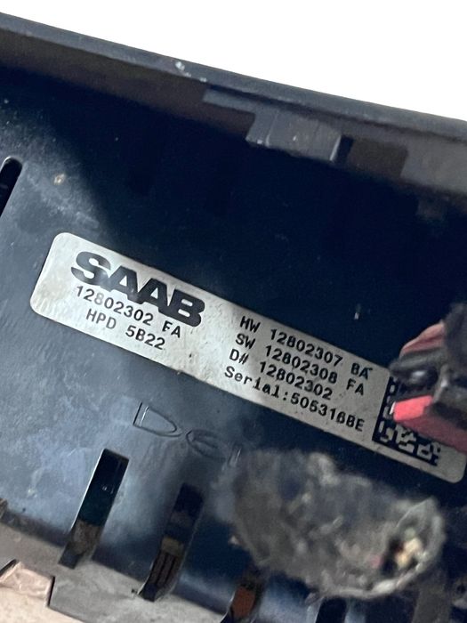 Display Bord Saab 9-3 Ys3F 2002 - 2015 12802302