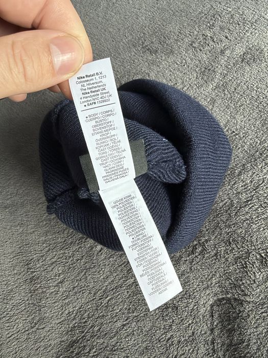 Nike Peak beanie caciula unisex bleumarin cu logo mic brodat OS noua originala