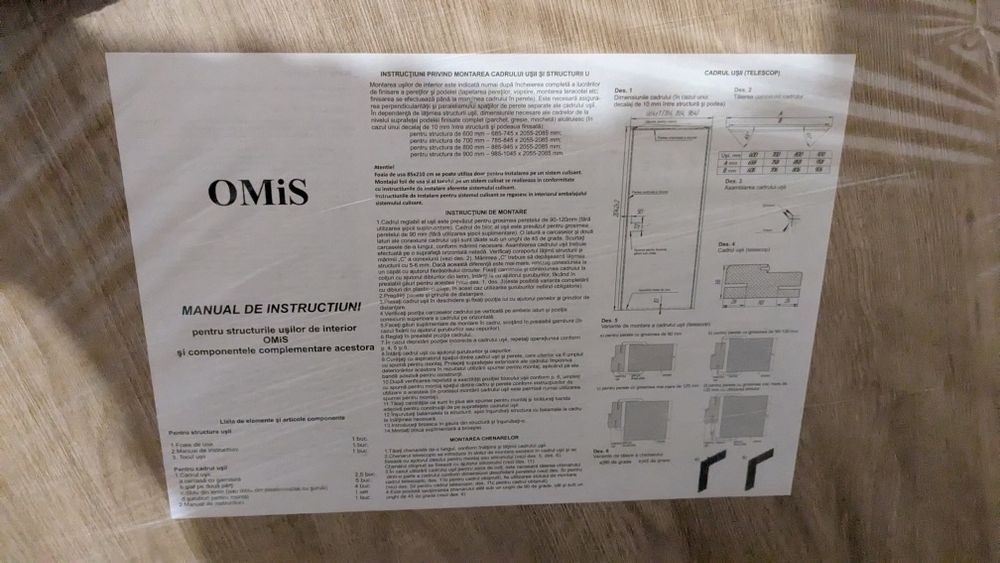 Usa interior MDF stejar Savana office plina dreapta stanga