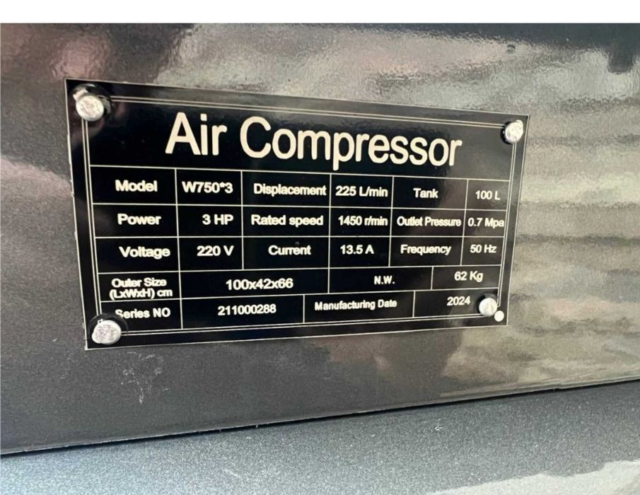 Компрессор  100лт без шумныйc kompressor ovossiz SAAB