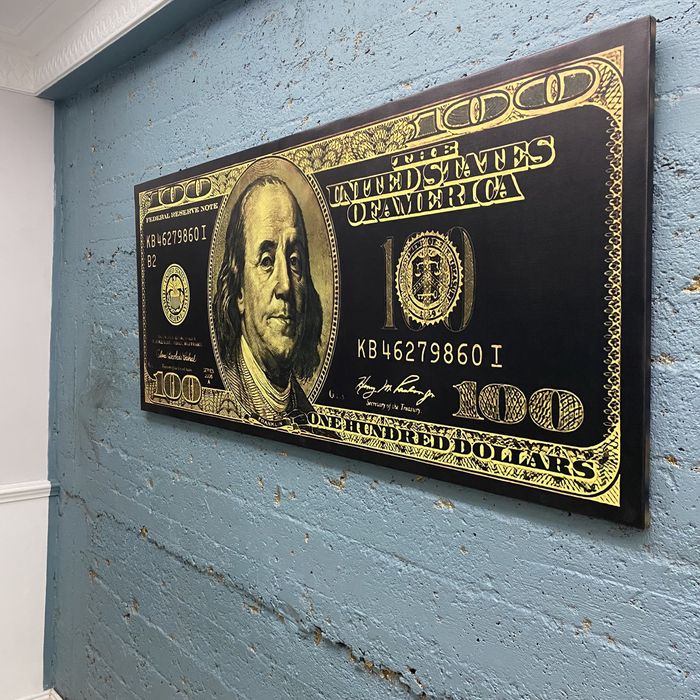 Картина на холсте "100$"