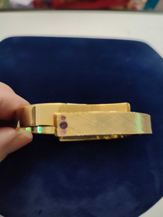 старинна брошка емайл и порцеланарт деко 1930 нова винтидж гривна