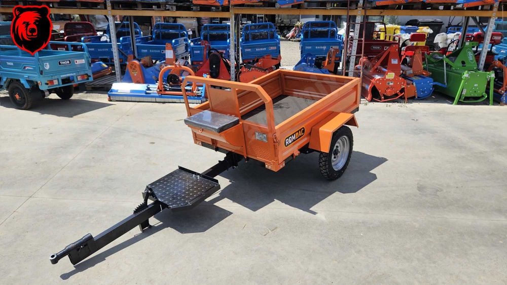 Remorca agricola noua 450 kG pt motocultor Agramix utilaj nou