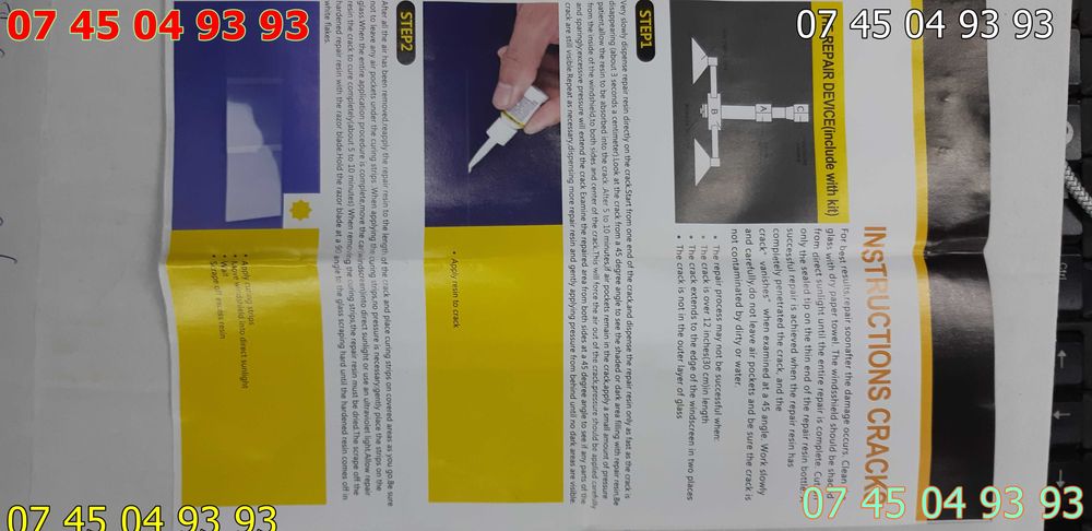 KIT reparatie sticla geam ecran produse noi