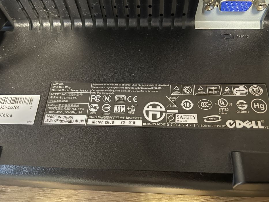 монитор Dell E198FPB