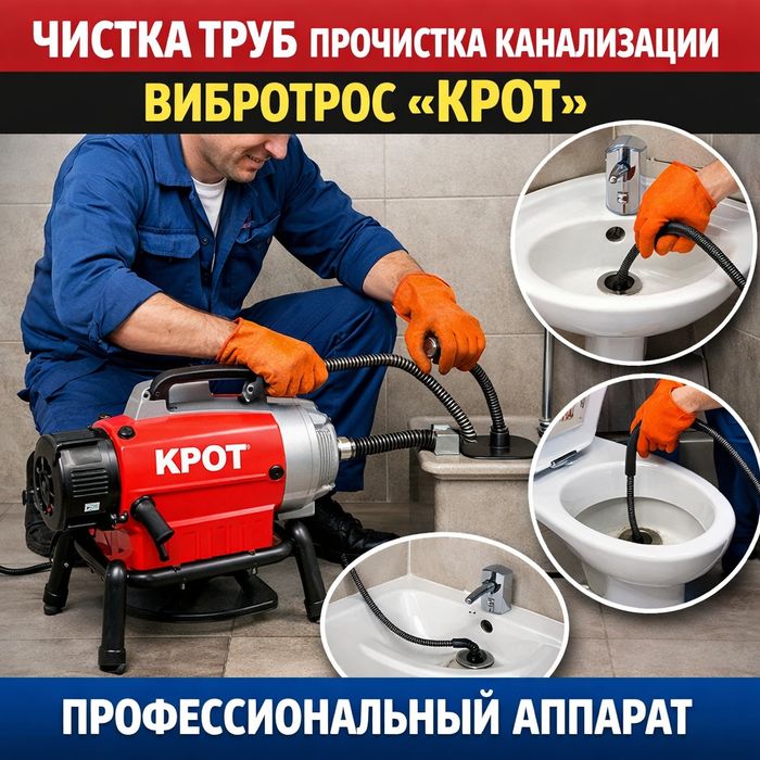 Сантехник Прочистка канализации Чистка труб