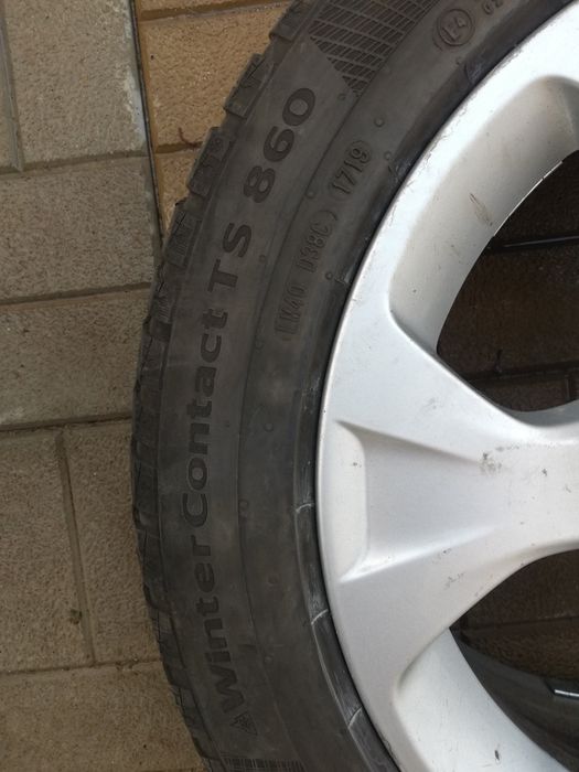 BMW X1 jante+cauciucuri de iarna Continental 225/50/17 6mm