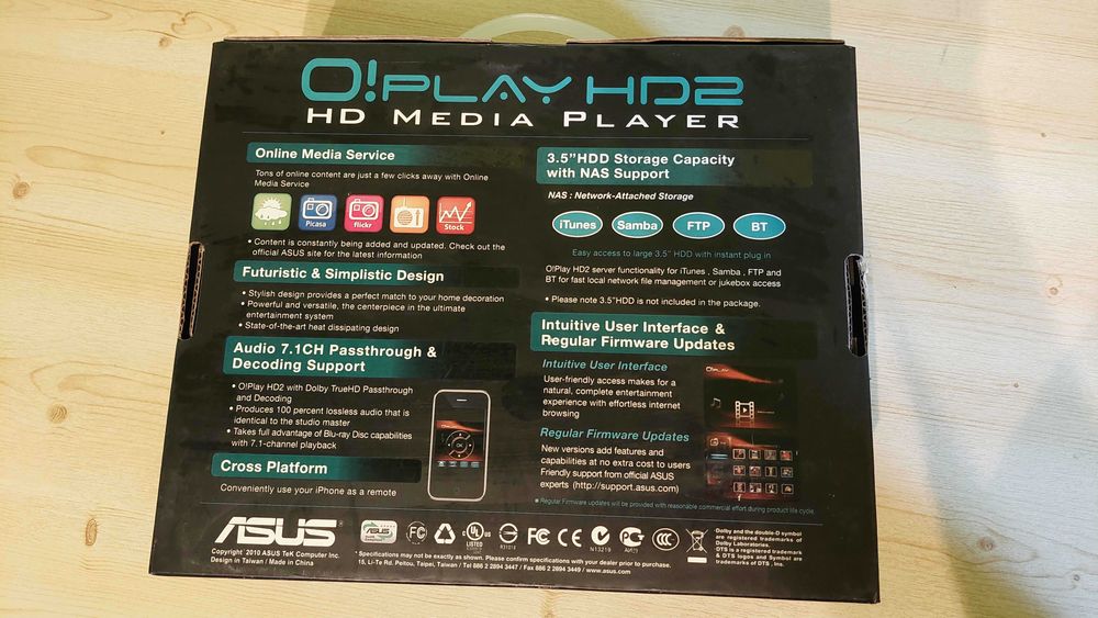 Asus O’Play HD2 – Media Player Full HD