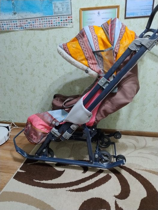 Коляска санки продам