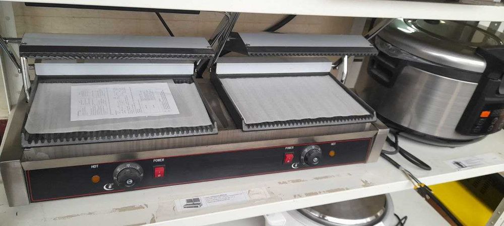 Гриль апарат ( лаваш донар хотдокла ,гамбургер стейк  учун зур апарат)