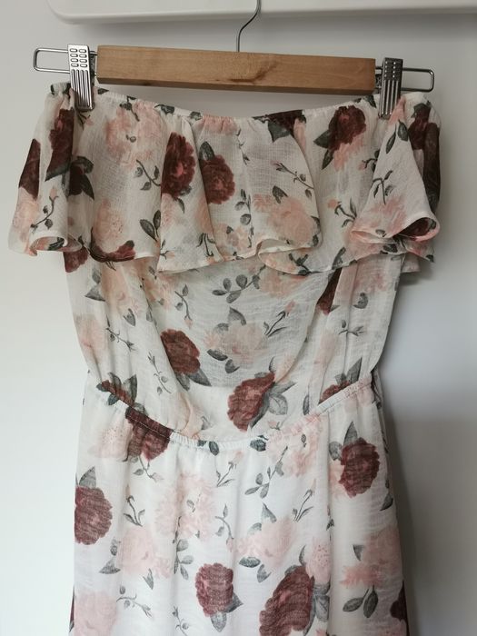 Rochie inflorata, fara bretele