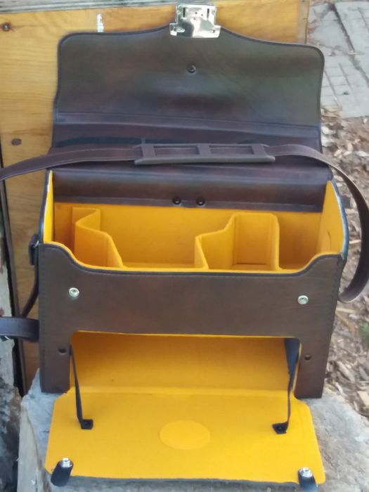 Кожена чанта куфар