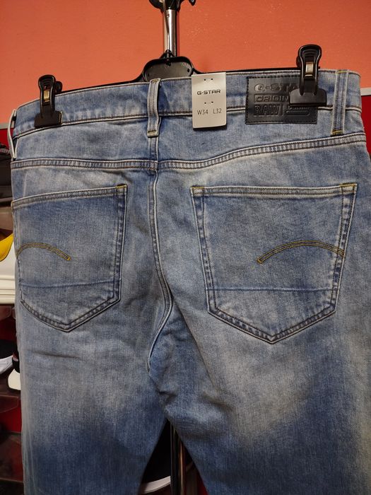 Оригинални дънки G-Star Raw 3301 Slim W34 W36 W40 нови мъжки