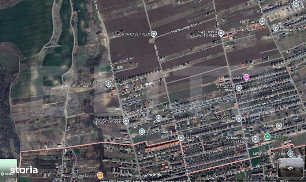 teren 600 mp intravilan, zona Valea Lupului