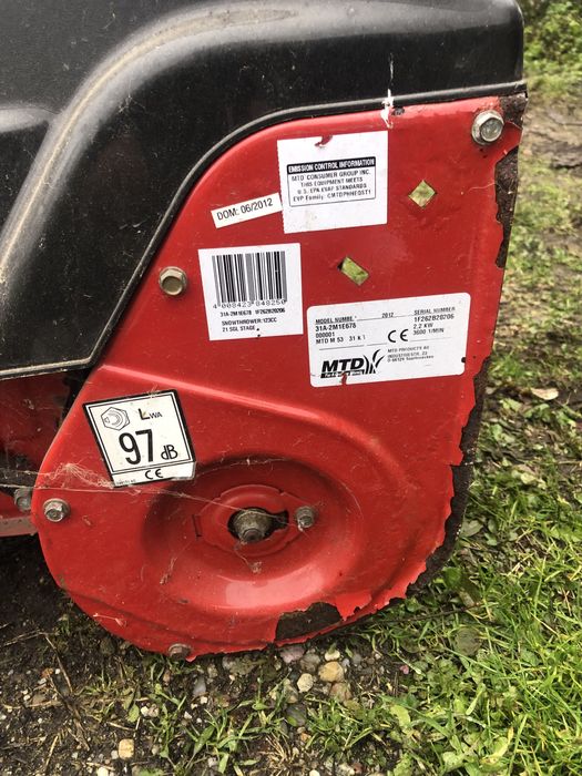 Freza de zapada MTD M53