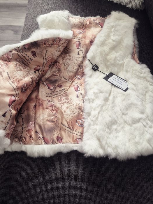 Vesta blana naturala