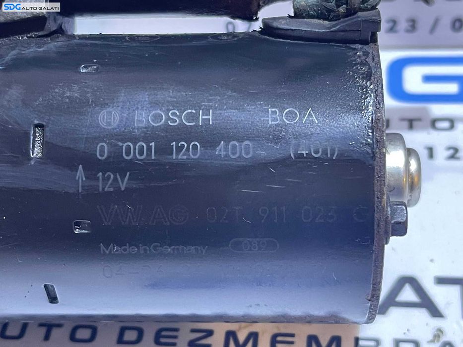 Electromotor cu 10 Dinti Volkswagen Lupo 1.6 AVY 2000 - 2005 Cod 02T911023G 0001120400 [B3605]