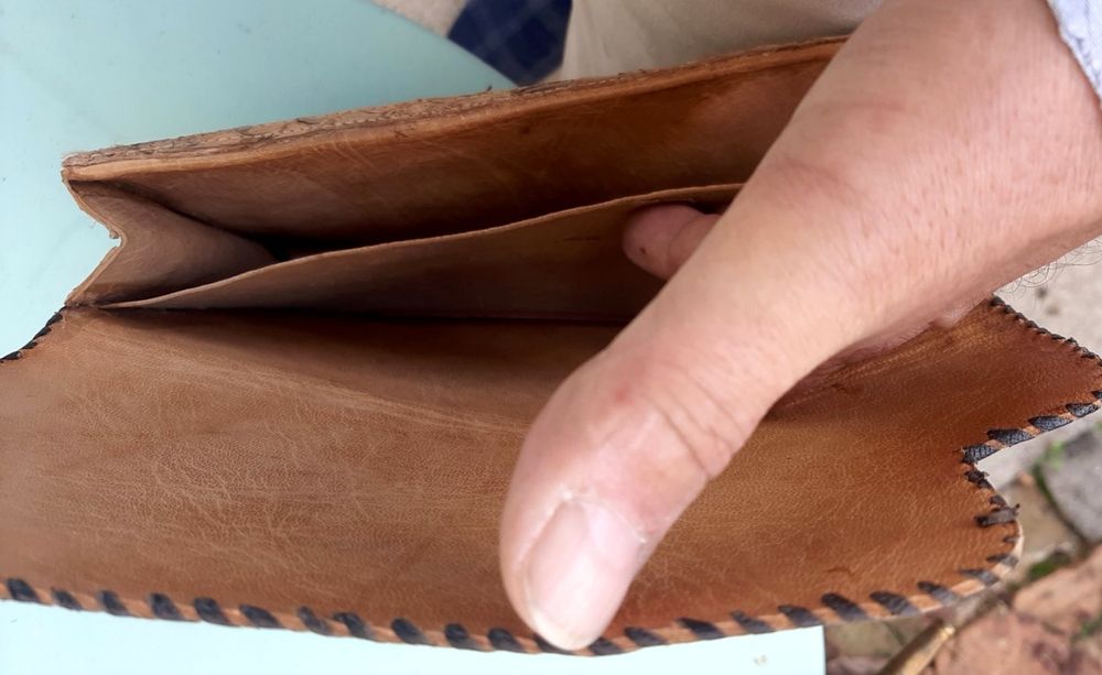 Чанта змийска кожа