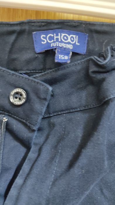 Школьные  синие брюки