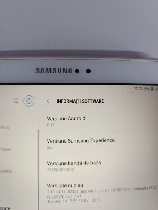 Tableta samsung a6 display 10 inch cu slot sim 32gb și 2gb ram