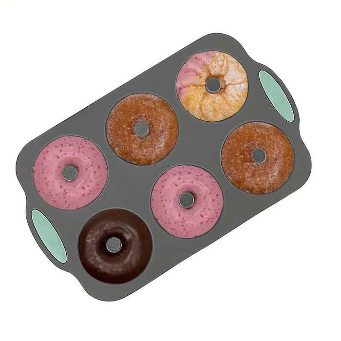 Силиконови форми с дръжки за печене на понички