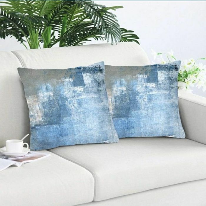 Set 2 bc  huse de perna Shalmor Blue,45×45cm