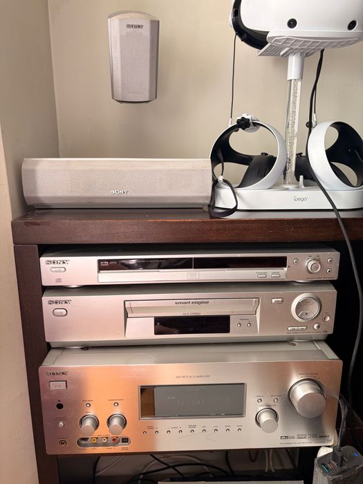Sony домашно кино 5.1 – комплект: ресийвър STR-DB790, DVD, VHS видео, колони 5.1