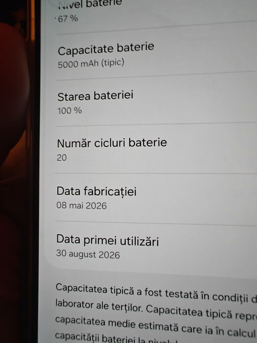 Samsung A57 garanție 2 ani impecabil