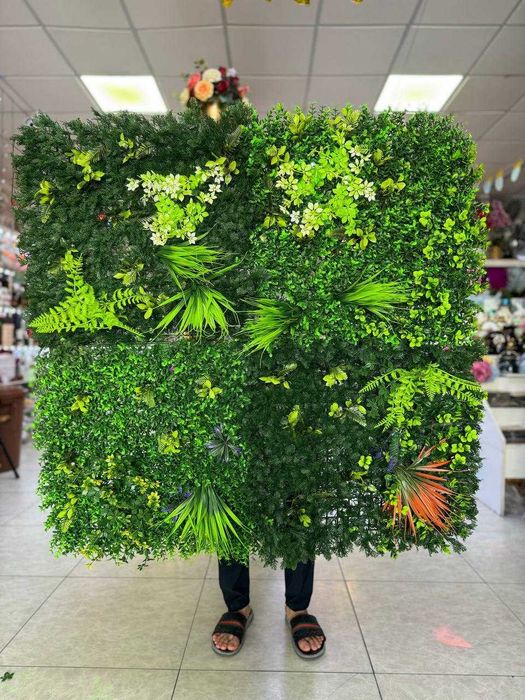 Фитостена 100×100см Цветы на Стену