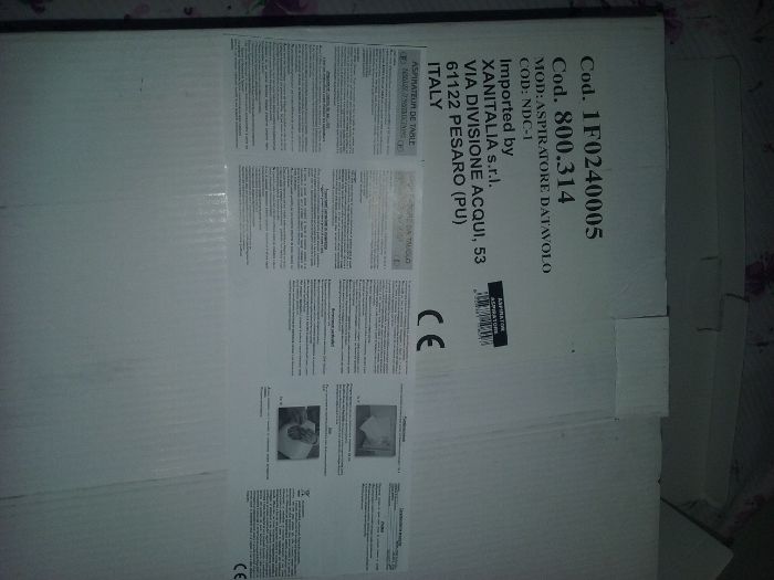 Aspirator pentru manichiura (Made in Italy) + 8 saci rezerva