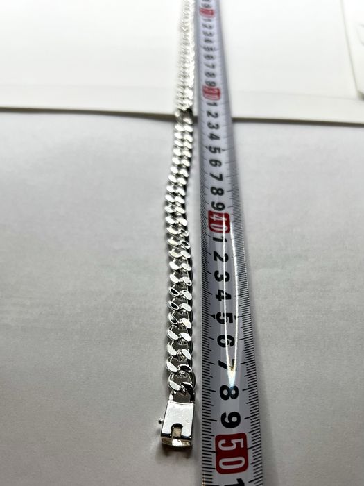 Lant cuban, 71g, 50cm, SS 904L + HQ plating.