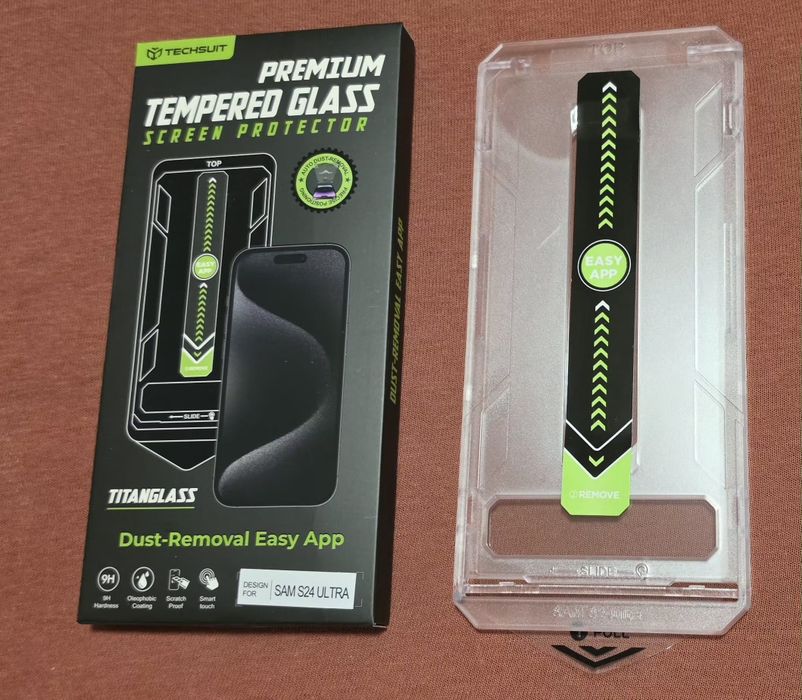 Folie Ultra Hybrid Samsung S24 Ultra,versiune Titan Glass!