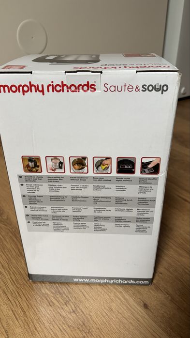 Morphy Richards 501014 Perfect Soup Maker, 1100W, 1,6 litri, 4 functii
