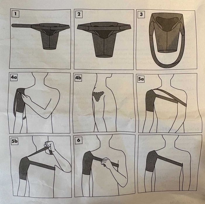 Fasă elastică pentru susținere umăr Sensiplast M – OMO-ACTIVE