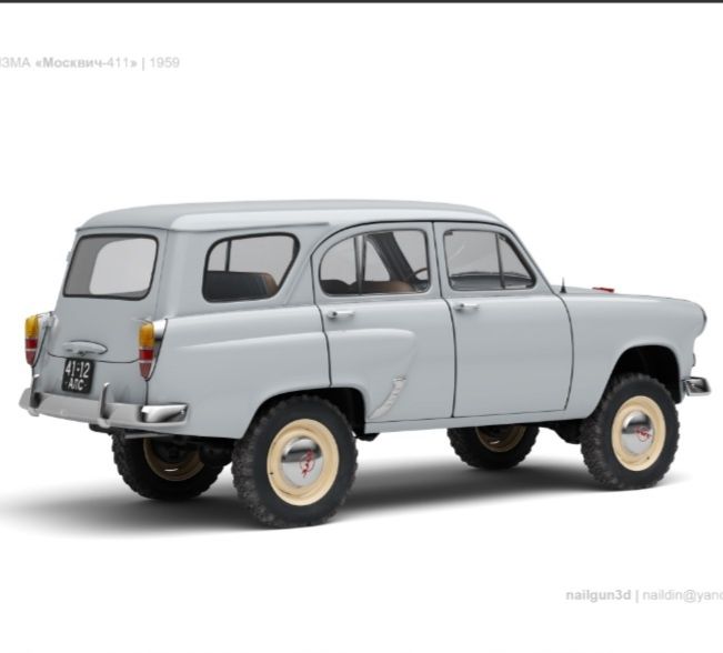 Самий редкий автомобил  м411 жип ссср 4х4 .