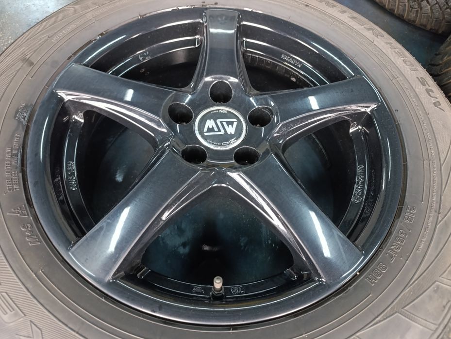 Jante aliaj 5 x 112 x 57,1 VW ,Skoda,Seat anv iarna 215 65 17 , 8mm