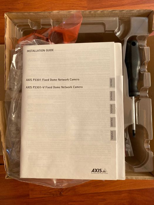 AXIS P3301 (PoE) НОВАЯ купольная IP-камера