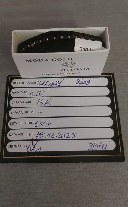 Bratari cu bilute aur 14k