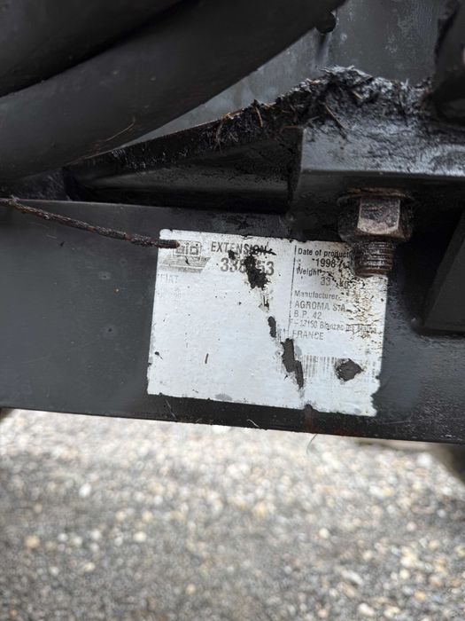 Incarcator Frontal +suporti pentru tractor Fiat 80 90 Fiat 70 90 82 94