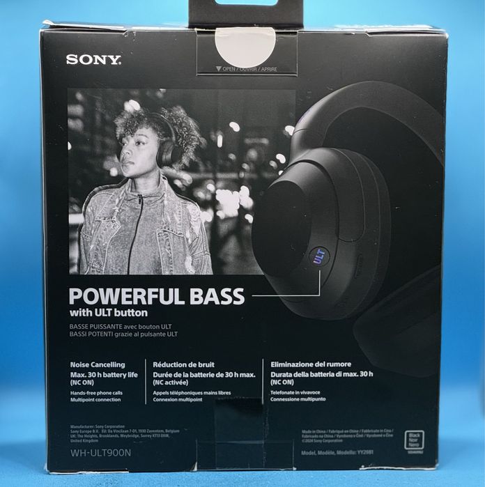 НОВО!!! Безжични слушалки Sony, WH-ULT900N, Bluetooth