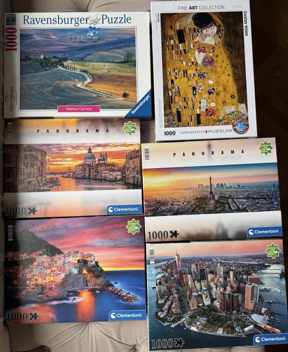 Пъзели 1000 части/ 6 броя