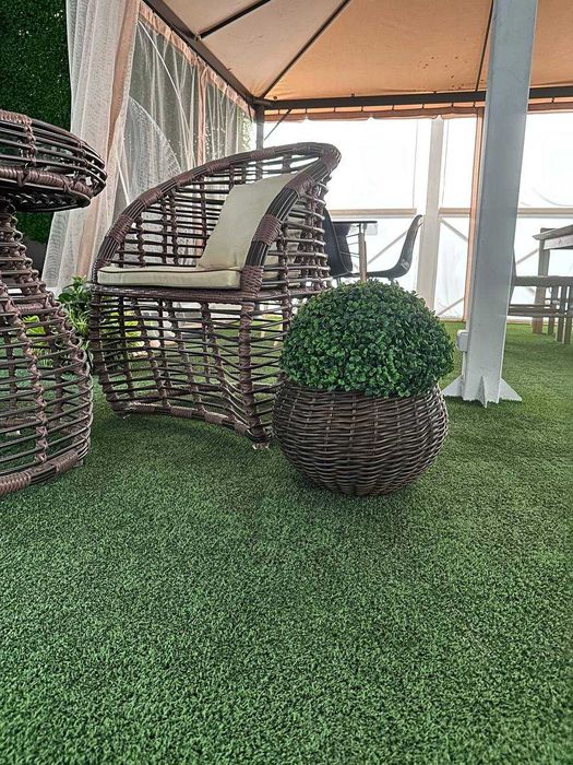 Кашпо ручной работы из ротанговой нити — украшение вашего дома