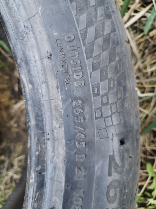 Продам резину размер 265/45/21