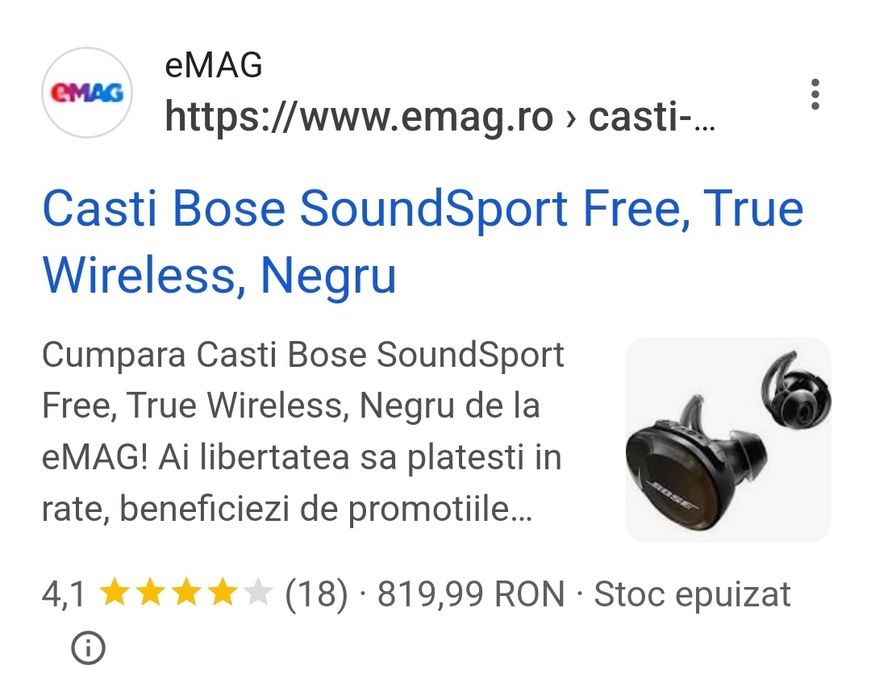 Bose SoundSport Free - Case charge !