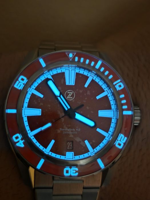 Zelos Swordfish 42mm SS 'Spark'