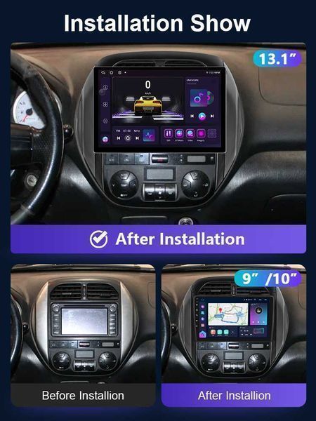 Toyota RAV 4 2003г-2005 Мултимедия Навигация Android