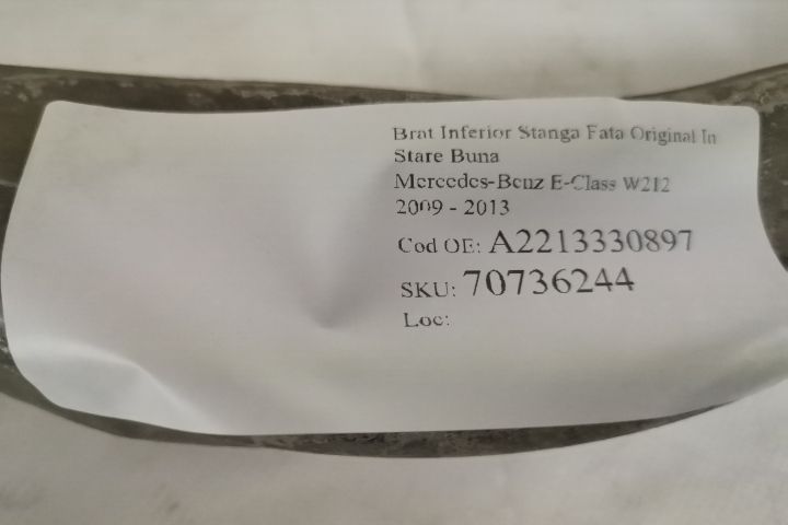 Brat Inferior Stanga Fata Original In Stare Buna Mercedes-Benz  E-Clas