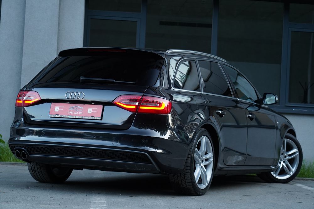 Audi A4 3xS-Line 2013 2.0Diesel 177Cp Euro 5 • RAR EFECTUAT • 12Luni Garantie Motor Cutie • Rate • Transport gratuit la domiciliu